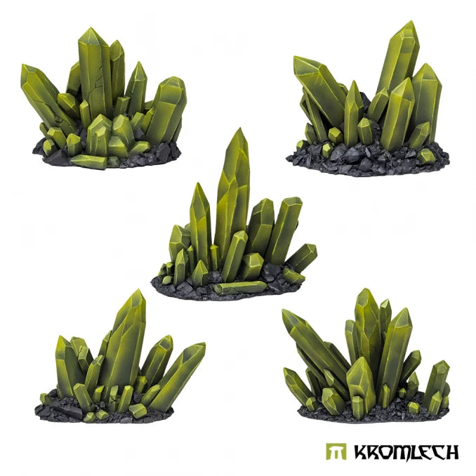 Nekropolis Crystals (5) Minatures Kromlech    | Red Claw Gaming