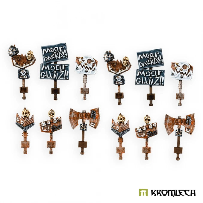 Orc Greatcoat Boss Banners Minatures Kromlech | Red Claw Gaming