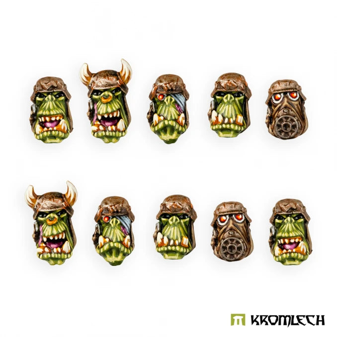 Orc Greatcoat Korps Heads Minatures Kromlech | Red Claw Gaming
