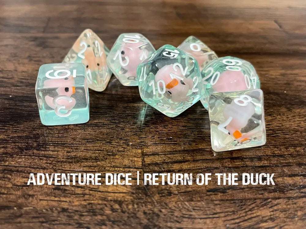 Adventure Dice Return of the Duck Dice Set Dice & Counters Adventure Dice | Red Claw Gaming
