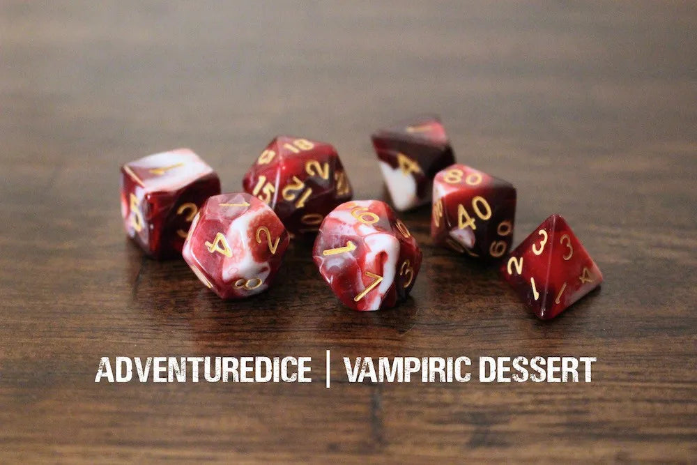 Adventure Dice Vampiric Dessert Dice Set Dice & Counters Adventure Dice | Red Claw Gaming