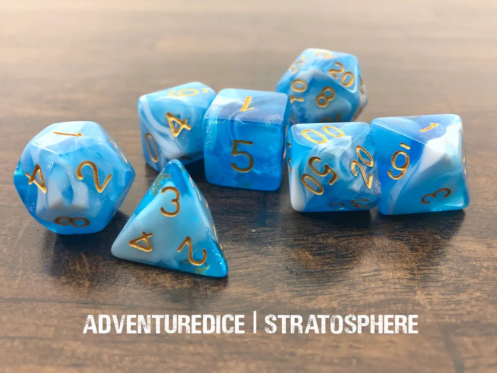 Adventure Dice Stratosphere dice set Dice & Counters Adventure Dice | Red Claw Gaming