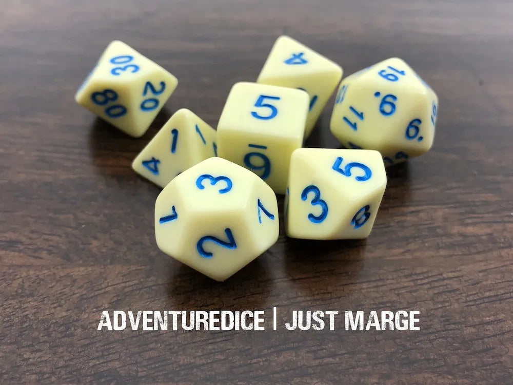 Adventure Dice Just Marge Dice Set Dice & Counters Adventure Dice | Red Claw Gaming