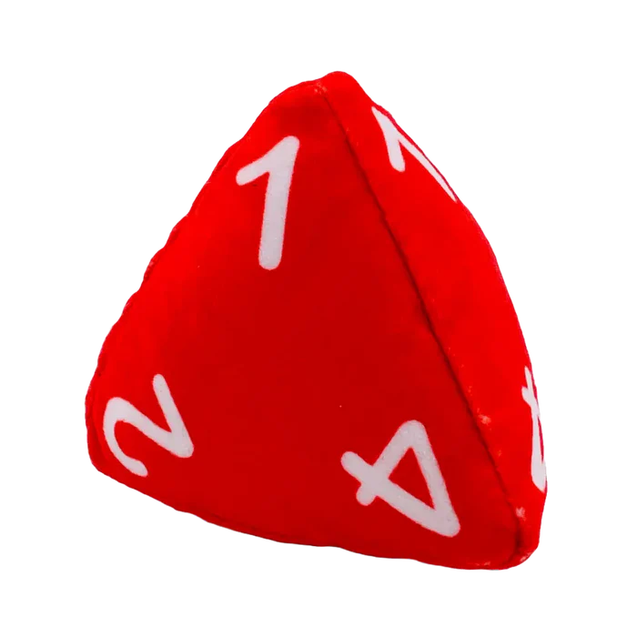 Feline Familiars Catnip D4 – Premium Catnip-Filled Plush Dice Cat Toy | Red Claw Gaming