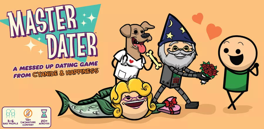 Master Dater, Cyanide & Happines Board Game Breaking Games    | Red Claw Gaming