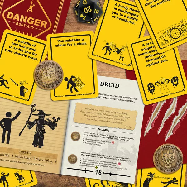Danger The Game - Mythical Mayhem Board Games Universal DIstribution    | Red Claw Gaming