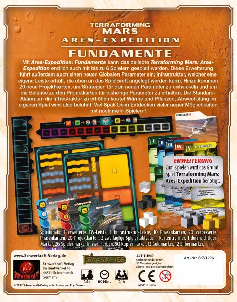 Terraforming Mars Ares Expedition: Foundations Board Games Stonemaier Games    | Red Claw Gaming