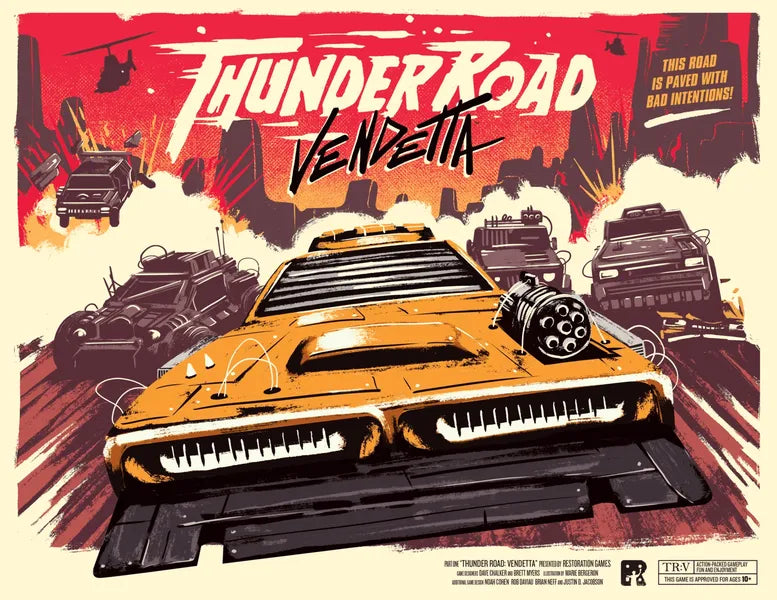 Thunder Road Vendetta Board Game Restoration Games | Red Claw Gaming