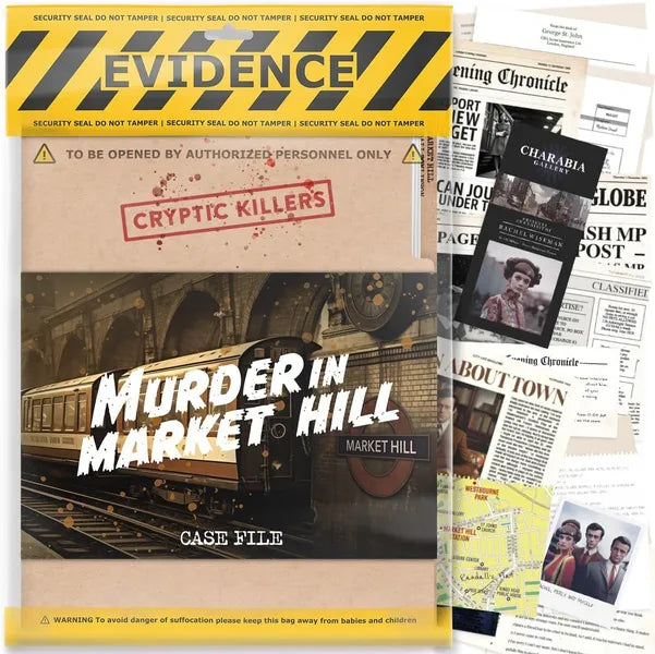CRYPTIC KILLERS: Murder in Market Hill Board Game Cryptic Killers | Red Claw Gaming