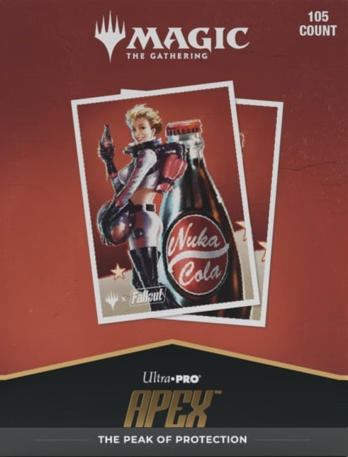 Fallout® Nuka-Cola Pinup 105ct APEX™ Deck Protector Sleeves for Magic: The Gathering  Ultra Pro    | Red Claw Gaming