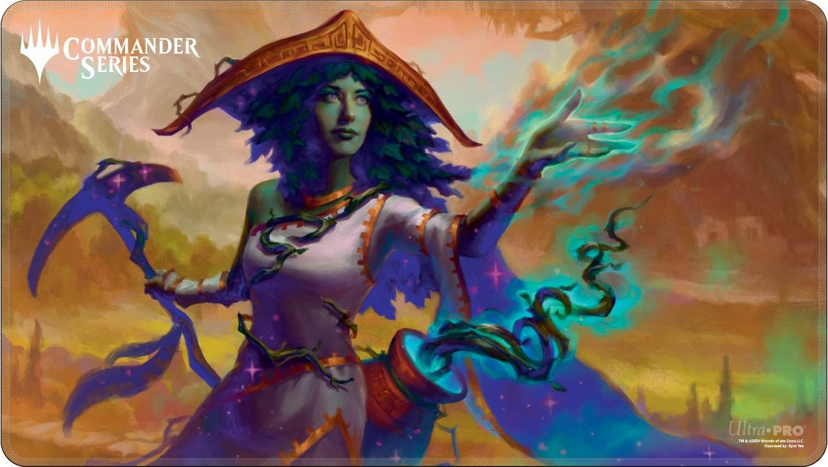 Commander Series #2: Allied - Sythis Stitched Standard Gaming Playmat for Magic: The Gathering Playmats Ultra Pro    | Red Claw Gaming