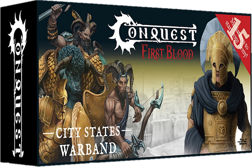 CONQUEST: CITY STATES - FIRST BLOOD WARBAND (2024) Miniatures Universal DIstribution    | Red Claw Gaming