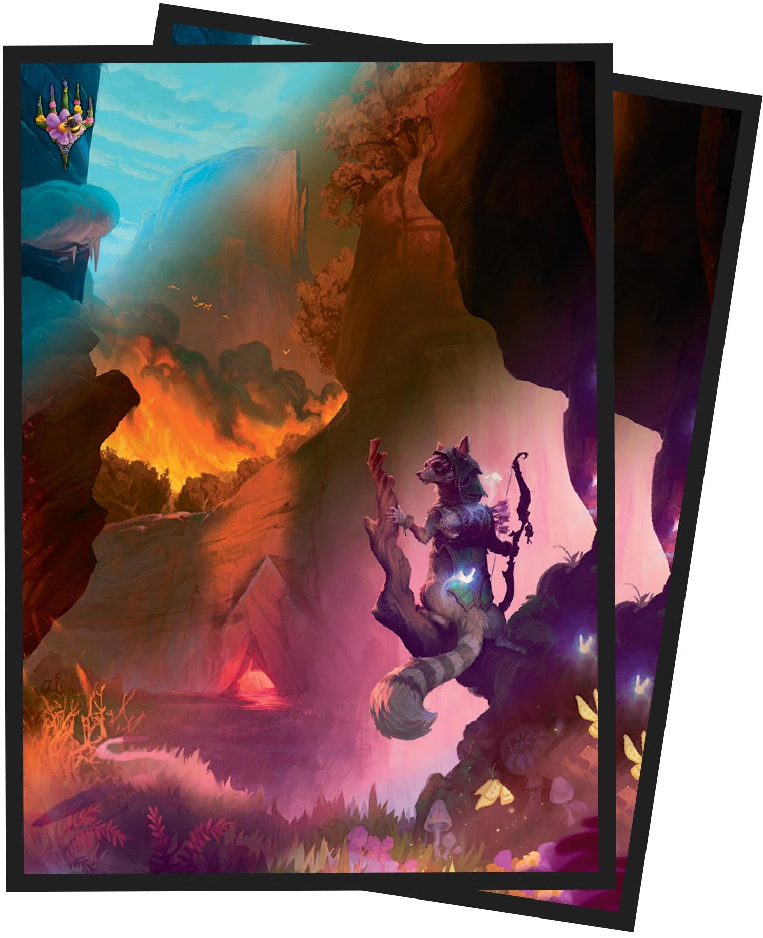 Bloomburrow Season Lands: Mountain (Summer) Deck Protector Sleeves (100ct) for Magic: The Gathering  Ultra Pro    | Red Claw Gaming