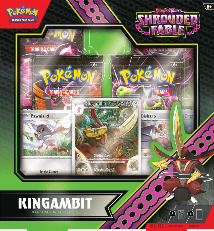 POKEMON SCARLET AND VIOLET SHROUDED FABLE KINGAMBIT ILLUSTRATION COLLECTION Pokemon Nintendo    | Red Claw Gaming