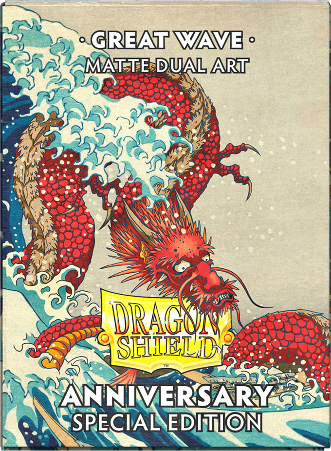 DRAGON SHIELD SLEEVES DUAL MATTE GREAT WAVE 100CT Dragon Shield Dragon Shield    | Red Claw Gaming