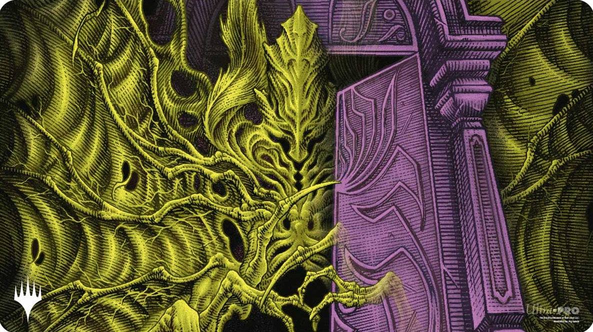 Duskmourn Valgavoth, Terror Eater (Double Exposure Alt) Standard Gaming Playmat for Magic: The Gathering Playmats Ultra Pro    | Red Claw Gaming