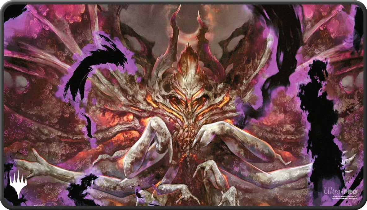Duskmourn Damnation Black Stitched Standard Gaming Playmat for Magic: The Gathering Playmats Ultra Pro    | Red Claw Gaming