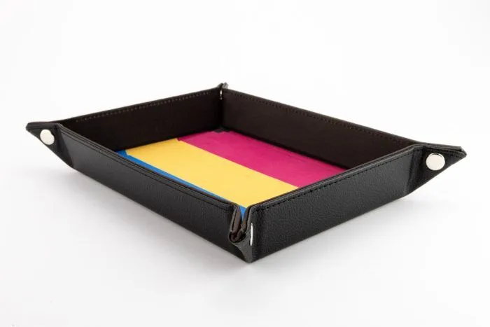 FOLD UP DICE VELVET TRAY PRIDE PANSEXUAL Dice Tray FanRoll Dice    | Red Claw Gaming
