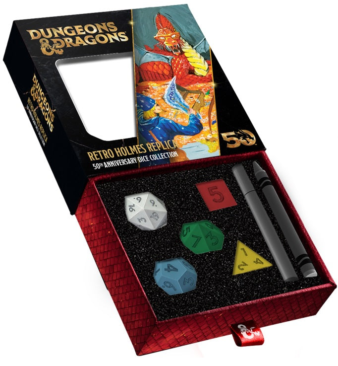 D&D 50TH ANNIVERSARY DICE VINTAGE SET Dice FanRoll Dice    | Red Claw Gaming