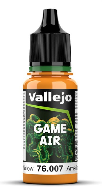 GAME AIR 007-18ML. GOLD YELLOW Vallejo Game Color Vallejo    | Red Claw Gaming