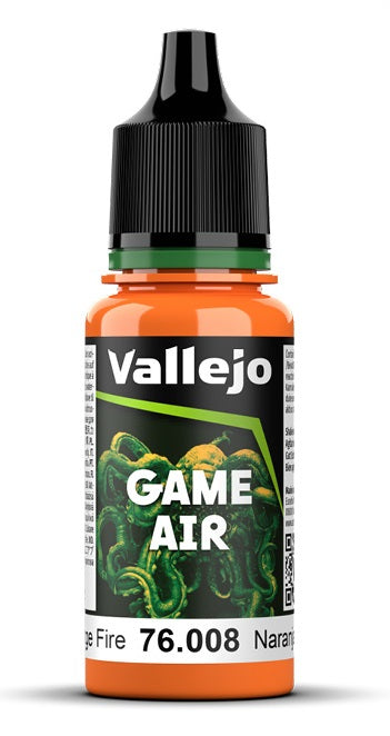GAME AIR 008-18ML. ORANGE FIRE Vallejo Game Color Vallejo    | Red Claw Gaming