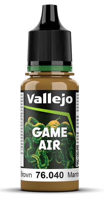 GAME AIR 040-18ML. LEATHER BROWN Vallejo Game Color Vallejo    | Red Claw Gaming