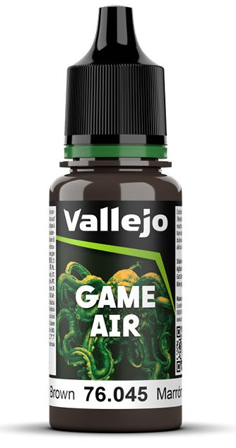 GAME AIR 045-18ML. CHARRED BROWN Vallejo Game Color Vallejo    | Red Claw Gaming