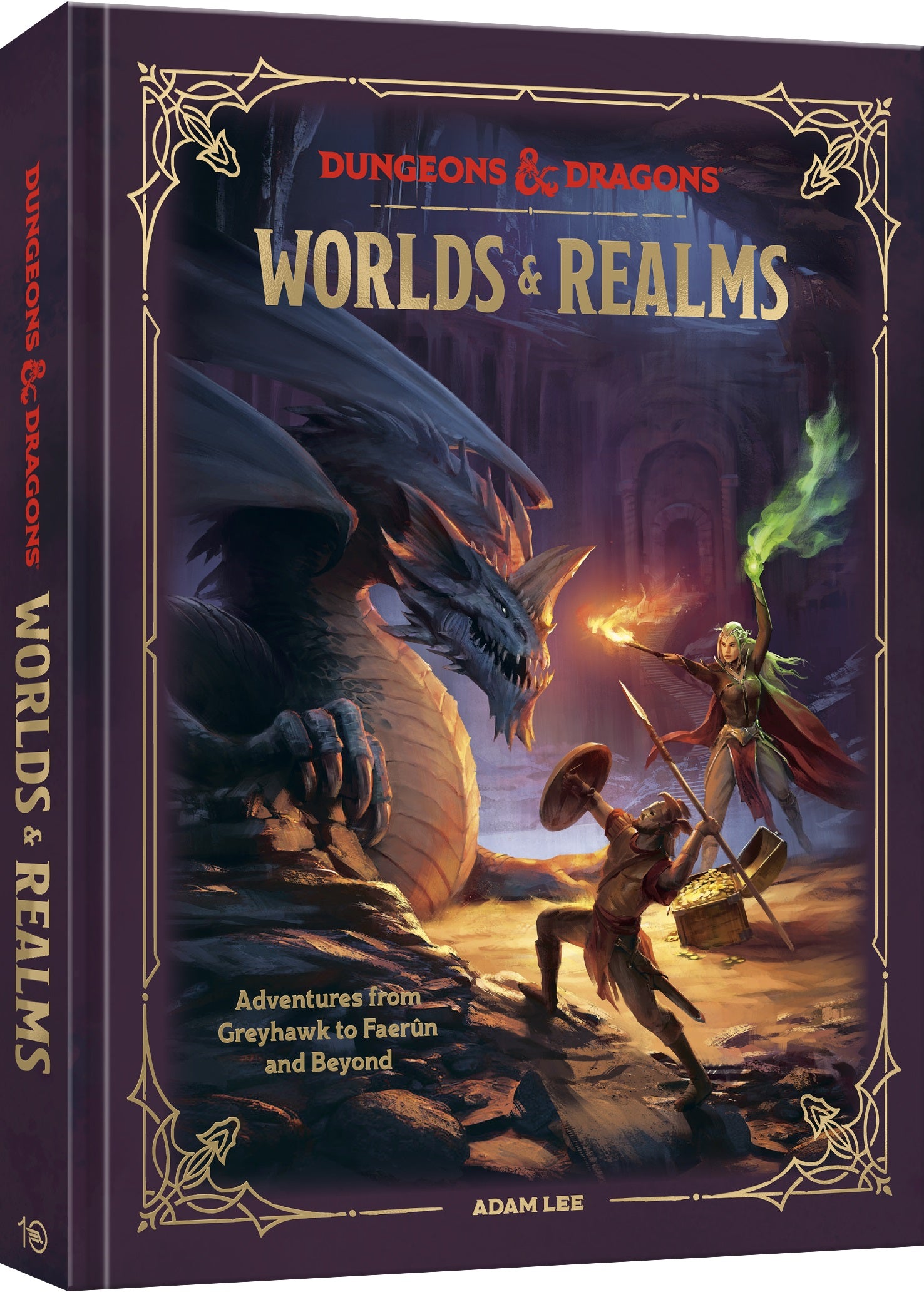 DUNGEONS & DRAGONS WORLDS & REALMS HC D&D Book Wizards of the Coast    | Red Claw Gaming