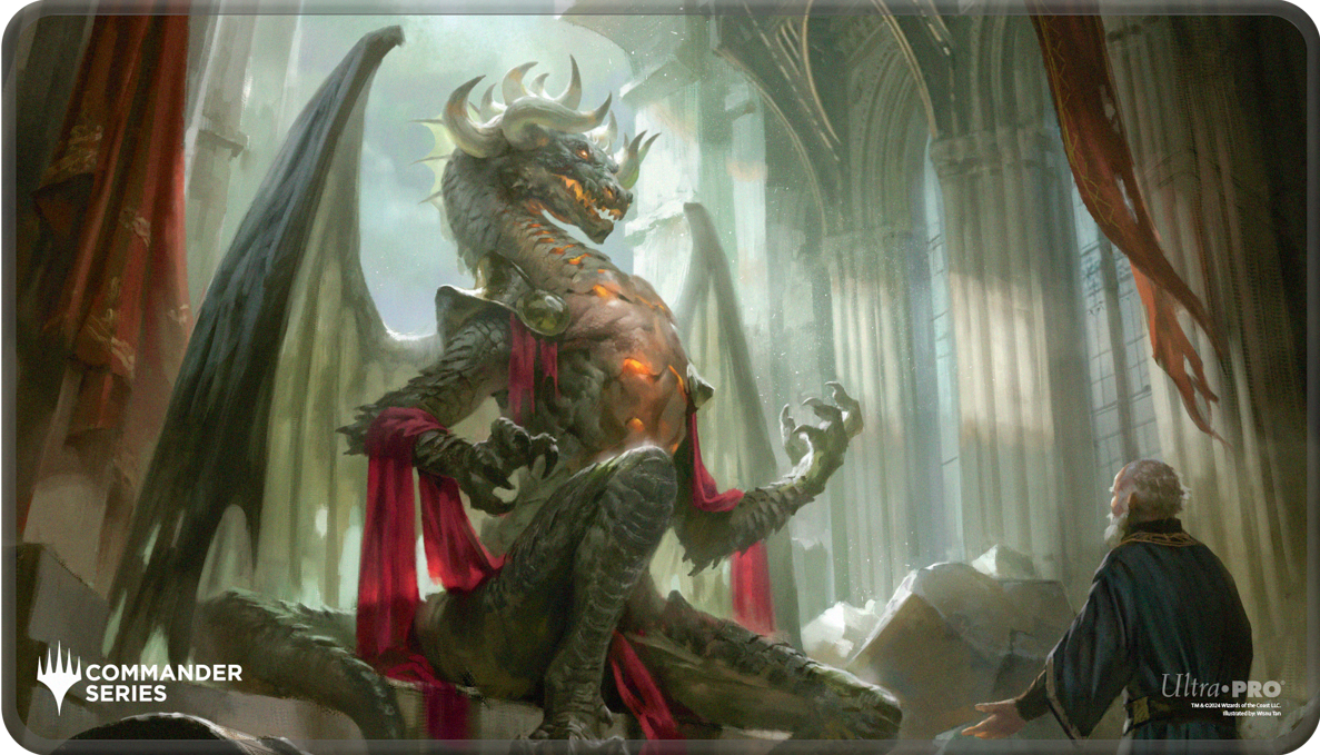 Commander Series Stitched Edge Playmat for Magic: The Gathering - Korvold Playmats Ultra Pro    | Red Claw Gaming