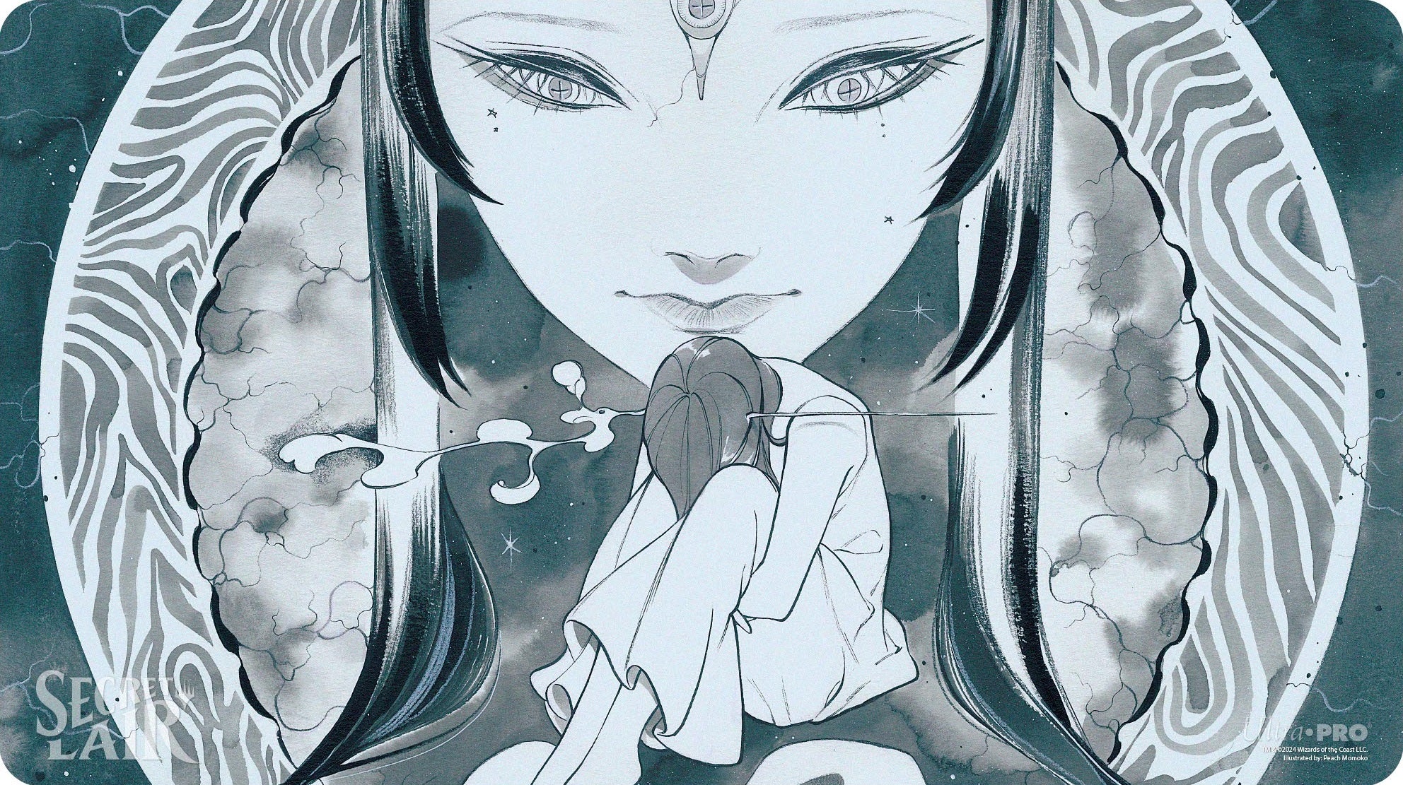 Secret Lair 2024: Peach Momoko - Deep Thoughts Deep Feelings: Drown in Dreams Playmat for Magic: The Gathering Playmats Ultra Pro    | Red Claw Gaming