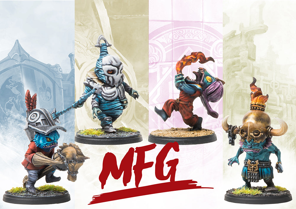 CONQUEST: MURDEROUS FISH GNOME MYSTERY PACK Miniatures Universal DIstribution | Red Claw Gaming