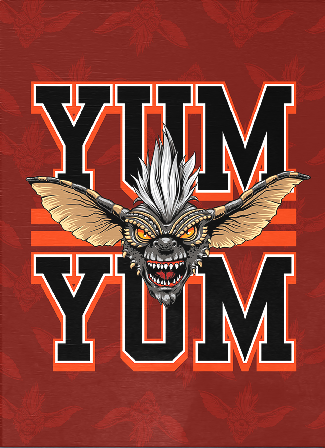 DRAGON SHIELD SLEEVES BRUSHED ART GREMLINS STRIPE 100CT Dragon Shield Dragon Shield | Red Claw Gaming