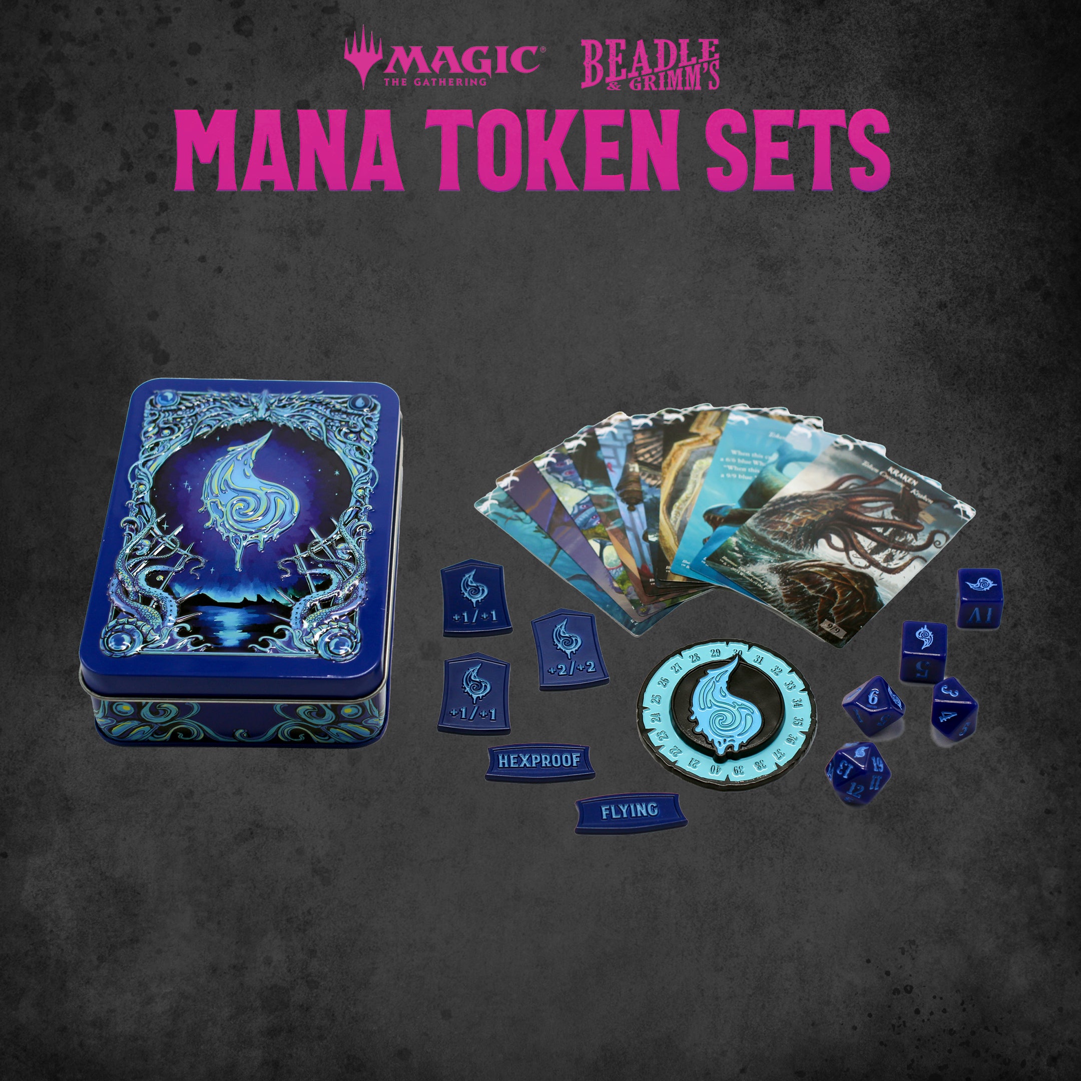 BEADLE & GRIMM'S MTG MANA TOKEN SET BLUE TCG Beadle & Grimm's | Red Claw Gaming