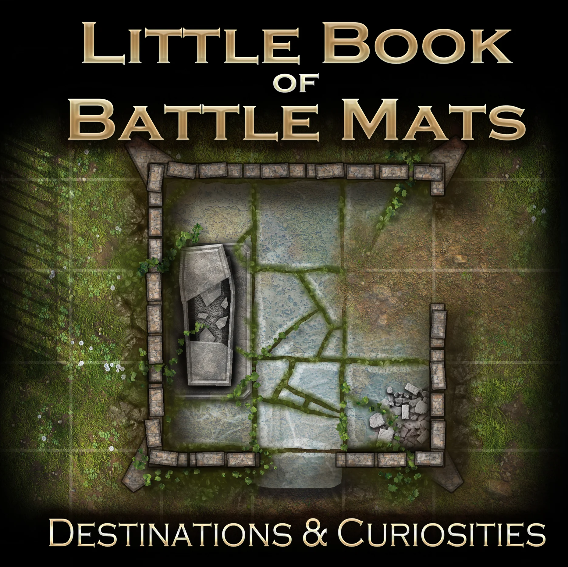LITTLE BOOK OF BATTLE MATS DESTINATIONS & CURIOSITIES Role Playing Universal DIstribution | Red Claw Gaming