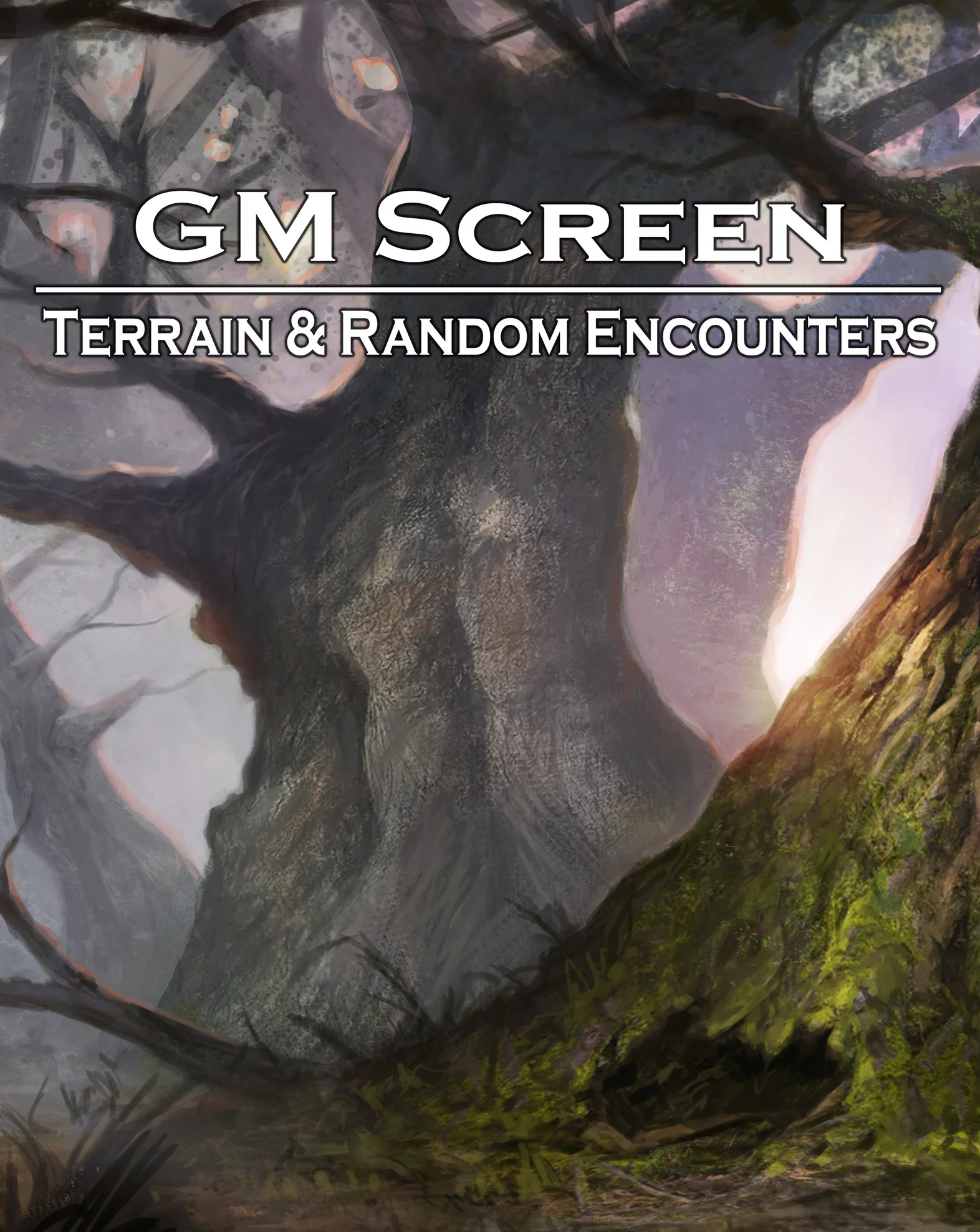 GM SCREEN TERRAIN & RANDOM ENCOUNTERS Role Playing Universal DIstribution | Red Claw Gaming