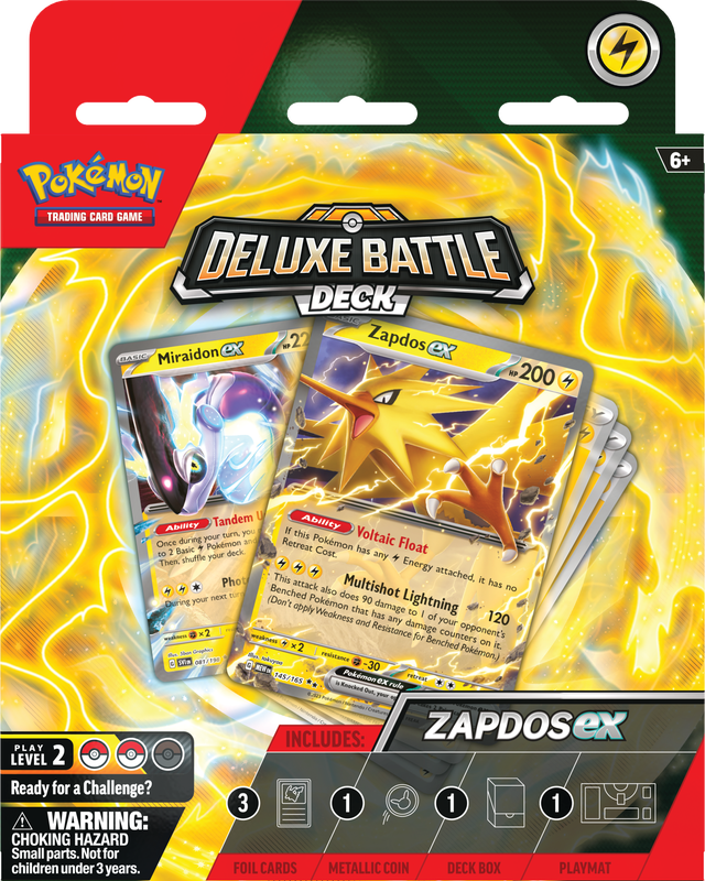 POKEMON DELUXE BATTLE DECKS ZAPDOS EX Pokemon Nintendo | Red Claw Gaming