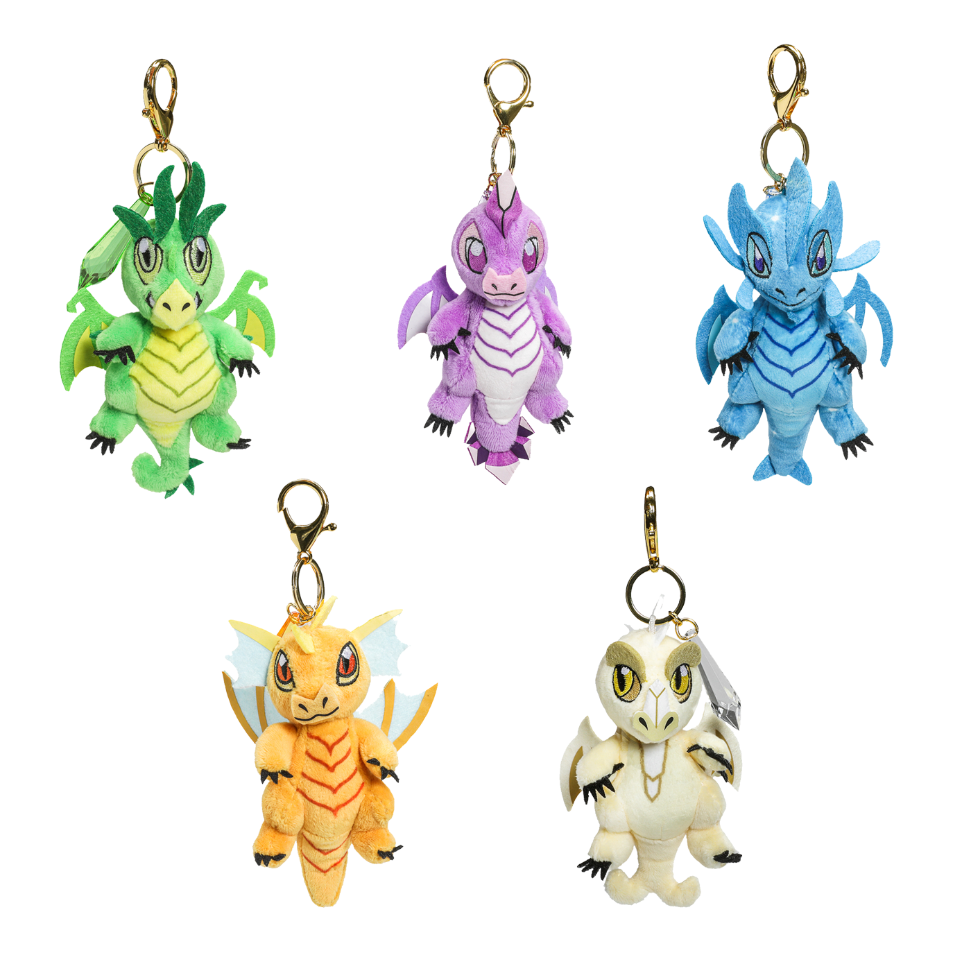 D&D 3" PLUSH CHARMS GEM WYRMLING TOPAZ D&D Accessory Wizards of the Coast | Red Claw Gaming
