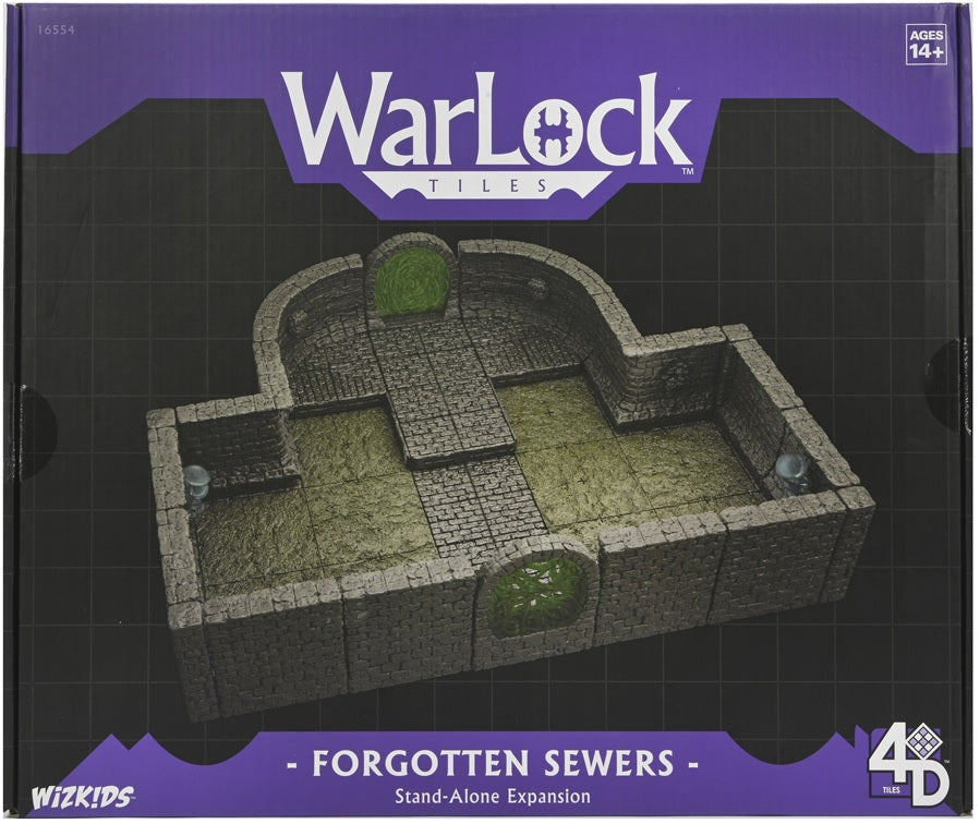 WARLOCK TILES FORGOTTEN SEWERS CORE SET Minatures Wizkids Games | Red Claw Gaming