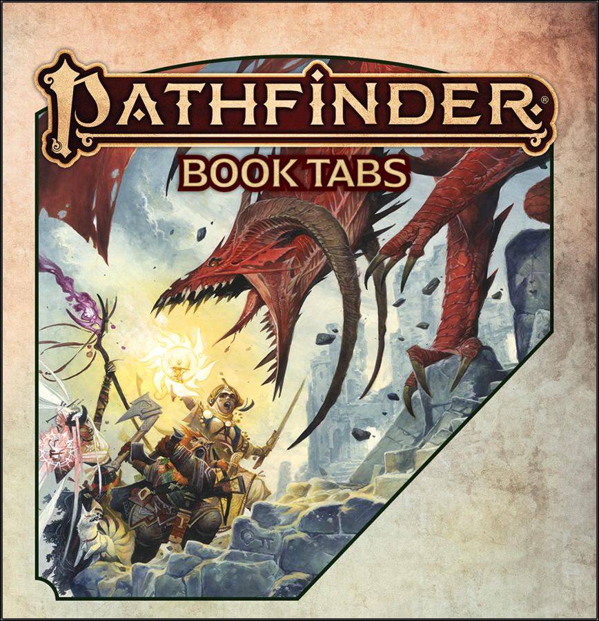 PATHFINDER BOOK TABS PLAYER CORE D&D Book Wizards of the Coast | Red Claw Gaming
