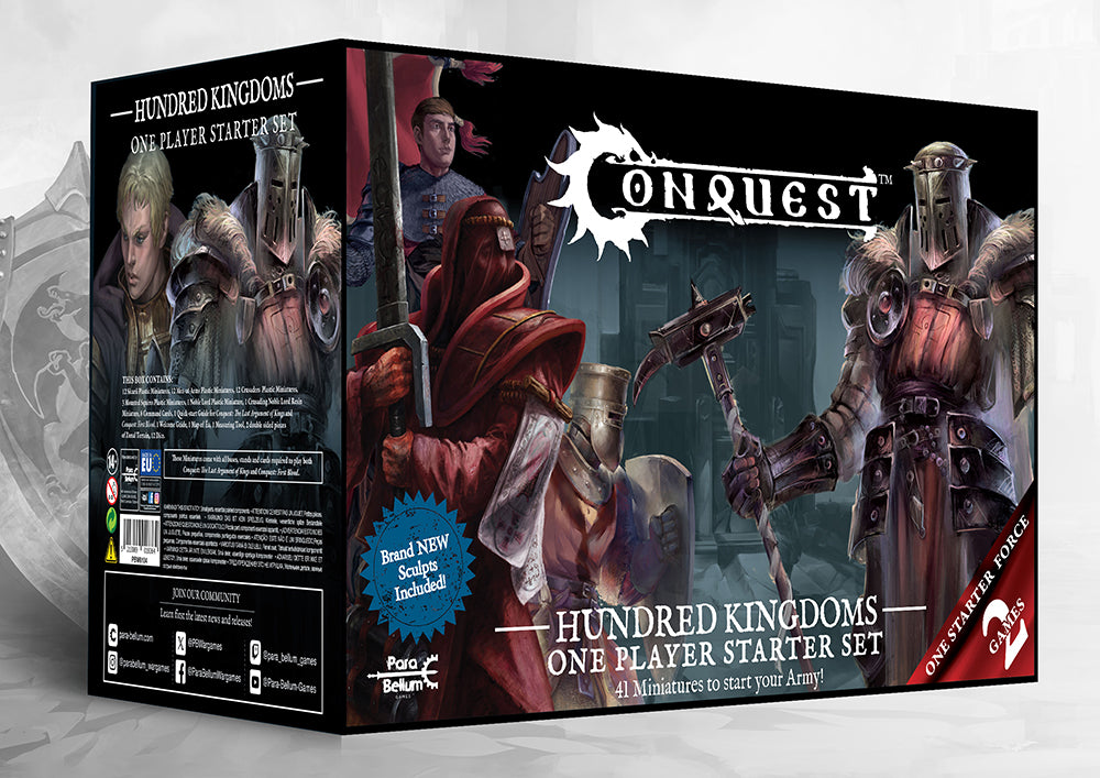 CONQUEST: HUNDRED KINGDOMS SUPERCHARGED 1 PLAYER STARTER SET Miniatures Universal DIstribution | Red Claw Gaming