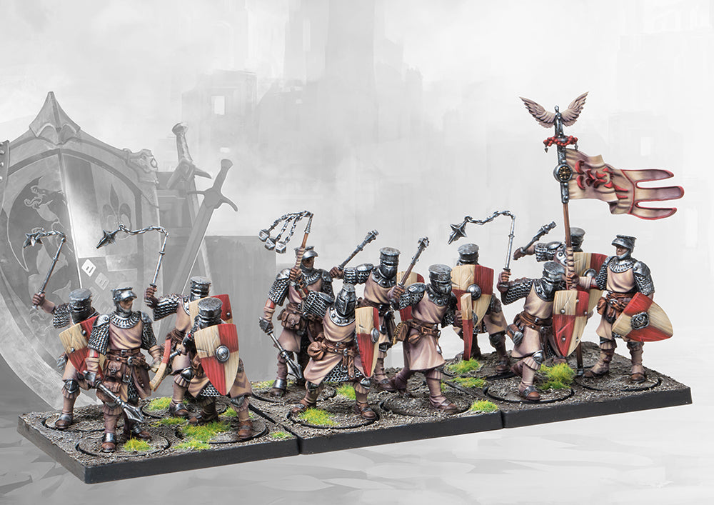 CONQUEST: HUNDRED KINGDOMS CRUSADERS Miniatures Universal DIstribution | Red Claw Gaming