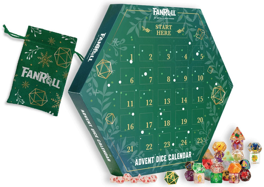 Fanroll Dice Holiday Calendar Dice FanRoll Dice | Red Claw Gaming