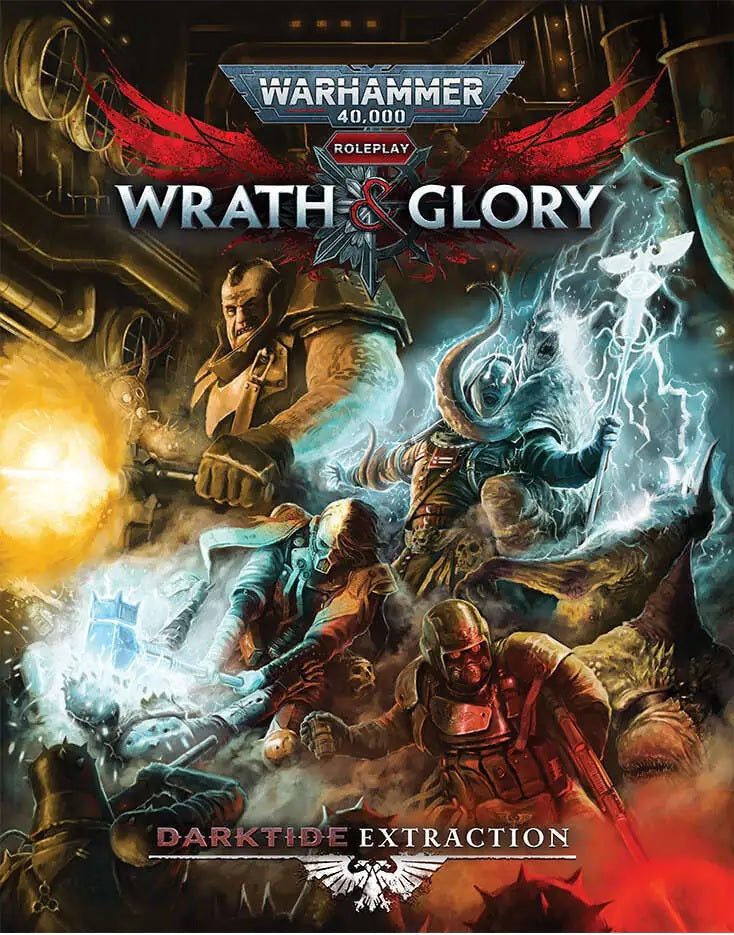 WARHAMMER 40K WRATH & GLORY DARKTIDE EXTRACTION Role Playing Cubicle Seven | Red Claw Gaming