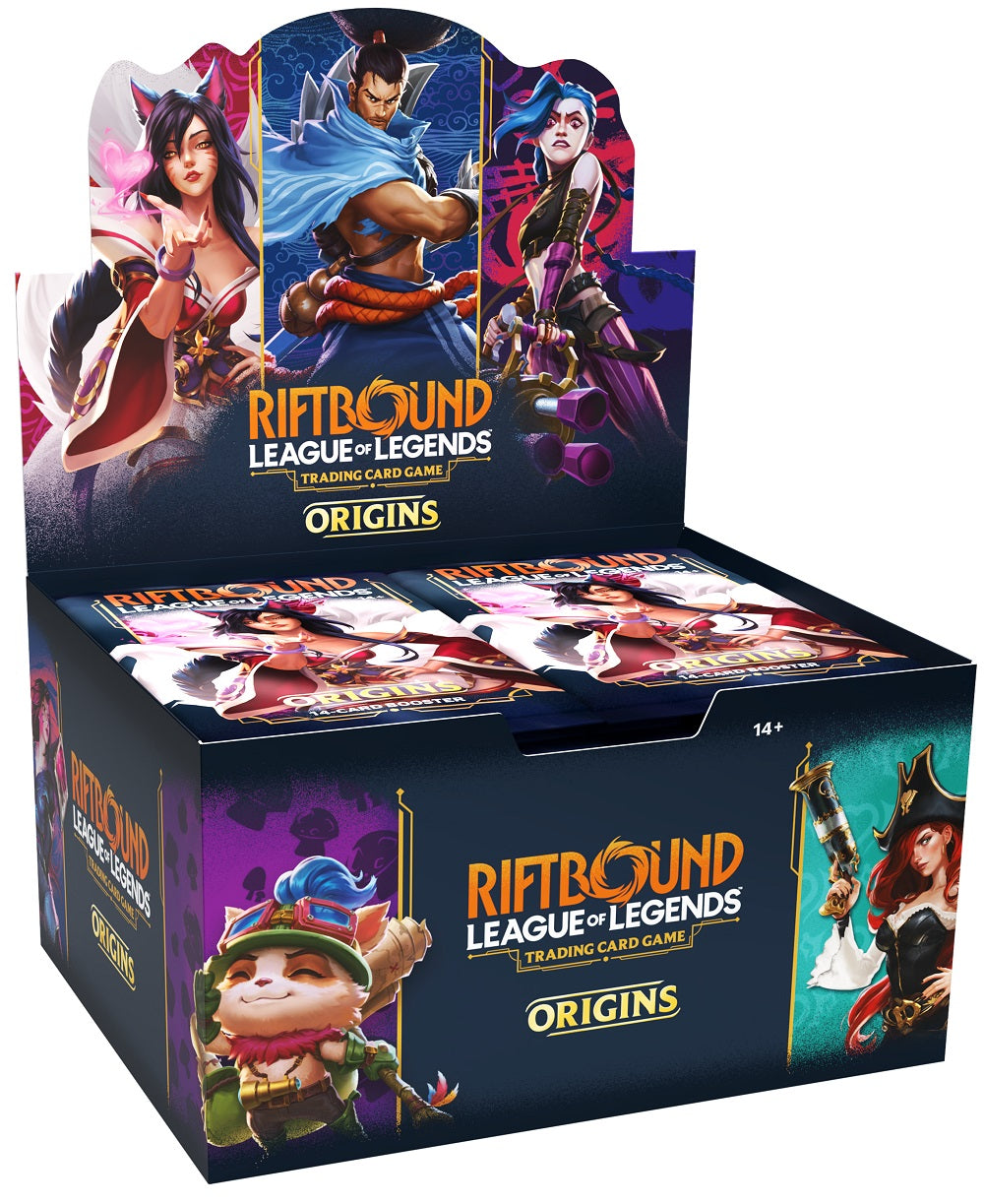 RIFTBOUND LEAGUE OF LEGENDS TCG ORIGINS BOOSTER DISPLAY TCG UVS Games | Red Claw Gaming