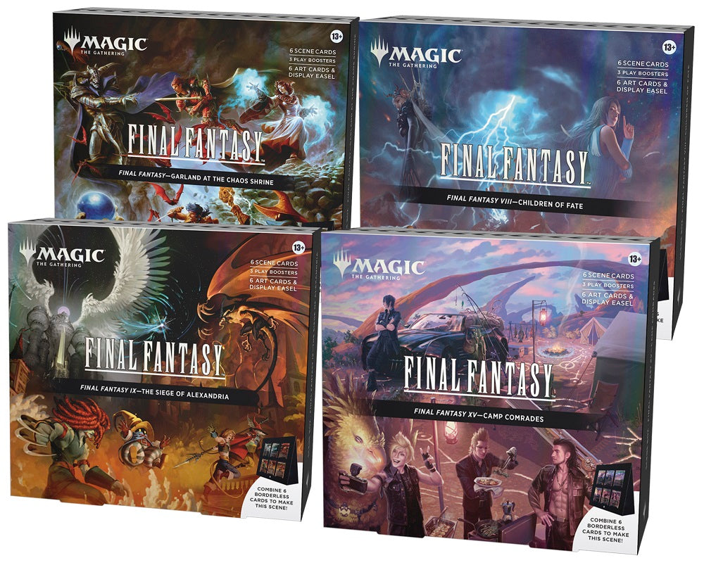 Magic: The Gathering Final Fantasy Scene Bundle (4 Scene boxes) Sealed Magic the Gathering Wizards of the Coast (Sealed) | Red Claw Gaming