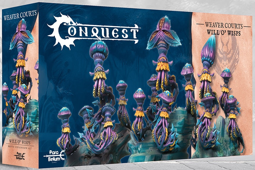 CONQUEST: WEAVER COURTS WILL O' WISPS Miniatures Universal DIstribution | Red Claw Gaming