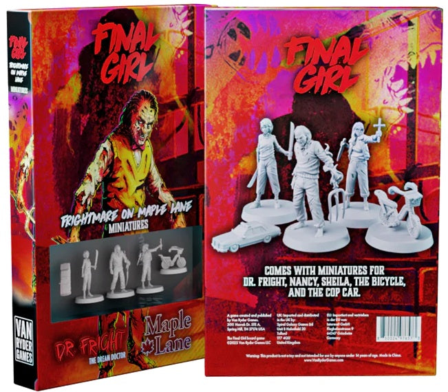 FINAL GIRL FRIGHTMARE ON MAPLE LANE MINIATURES Board Games Van Ryder Games | Red Claw Gaming
