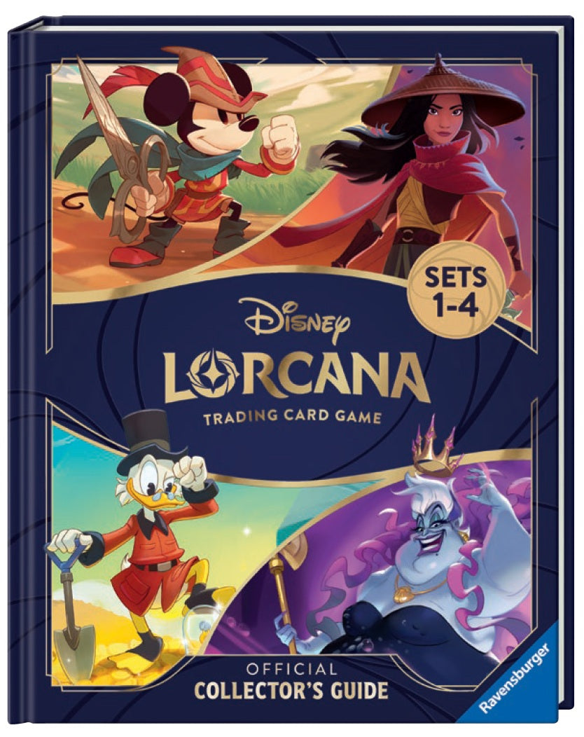 DISNEY LORCANA OFFICIAL COLLECTOR'S GUIDE: SETS 1-4 Lorcana Sealed Disney | Red Claw Gaming