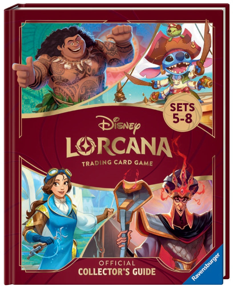 DISNEY LORCANA OFFICIAL COLLECTOR'S GUIDE: SETS 5-8 Lorcana Sealed Disney | Red Claw Gaming