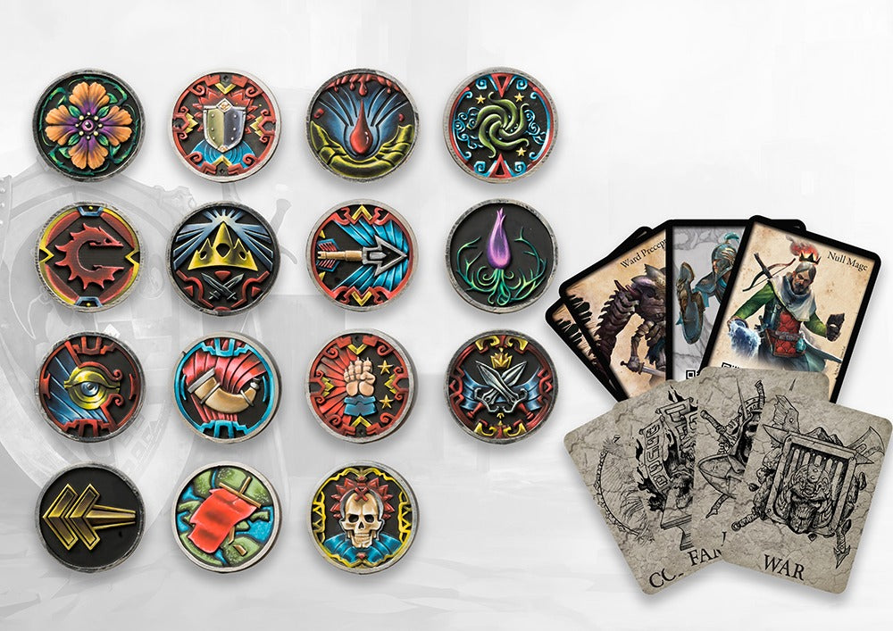 CONQUEST: TOKEN AND CARD SET Miniatures Universal DIstribution | Red Claw Gaming